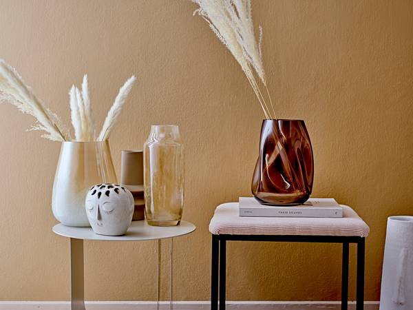 Vase Ingolf - Glas - Braun