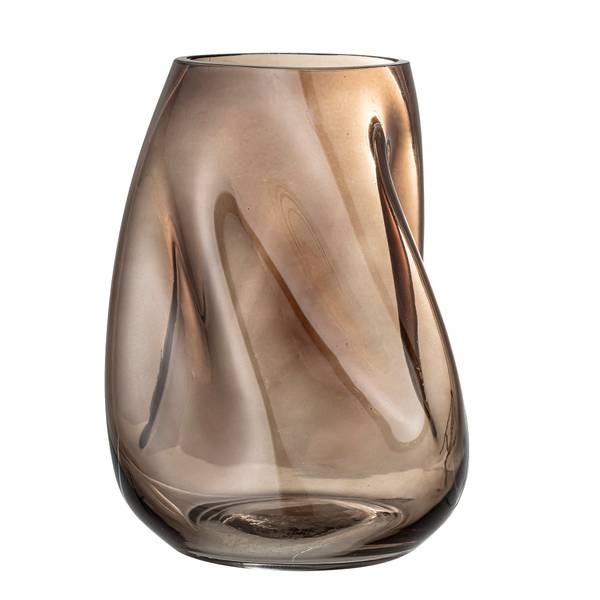 Vase Ingolf - Glas - Braun