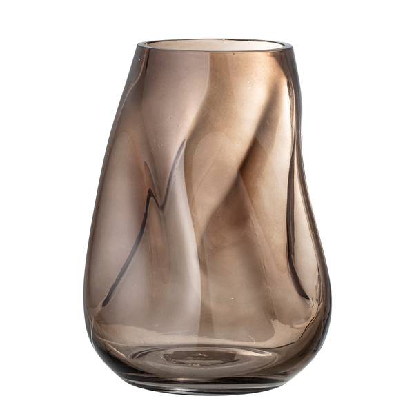 Vase Ingolf - Glas - Braun