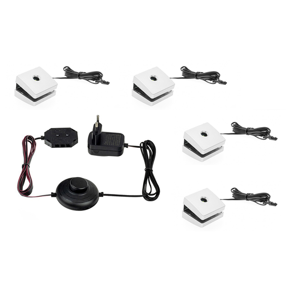 LED-Beleuchtung Portland 5er-Set Kombi A - Kaltweiss