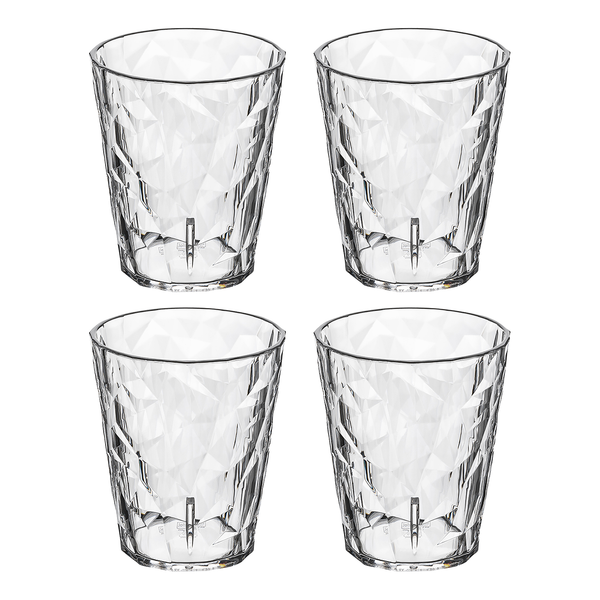 Superglas Club No.1 4er-Set - Kunststoff - Transparent