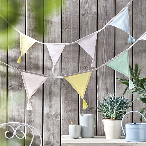 Girlande MIDSOMMAR - Baumwolle - Mehrfarbig