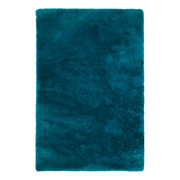 Hochflorteppich My Curacao - Polyester - 80 x 150 cm - Blau - Blau - 80 x 150 cm
