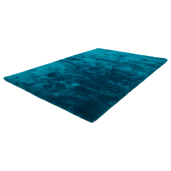 Hochflorteppich My Curacao - Polyester - 80 x 150 cm - Blau - Blau - 80 x 150 cm