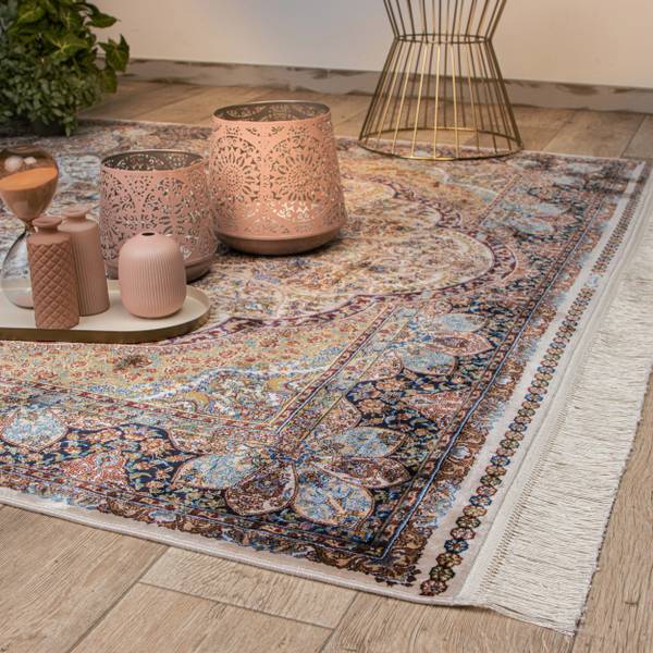 Kurzflorteppich Babylon of Obsession 302 - Modal - 140 x 200 cm - Beige - 140 x 200 cm