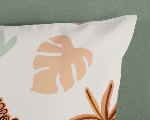 Kinderbettwäsche Dino - Baumwolle - 100 x 135 cm - Multicolor - 100 x 135 cm