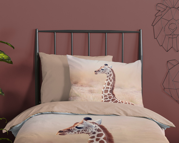 Kinderbettwäsche Sima - Baumwolle - 140 x 240 cm - Sand - 140 x 240 cm