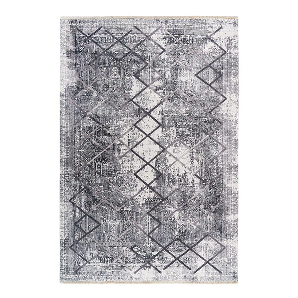Outdoor-Teppich My Valencia 633 - Polyester - 115 x 170 cm - Grau - 115 x 170 cm