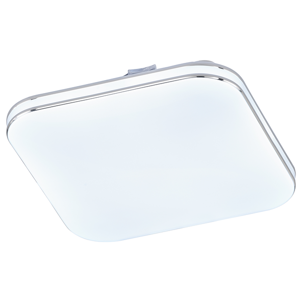 Deckenleuchte Porto - Acrylglas - Weiß -1-flammig - 29 x 29 cm