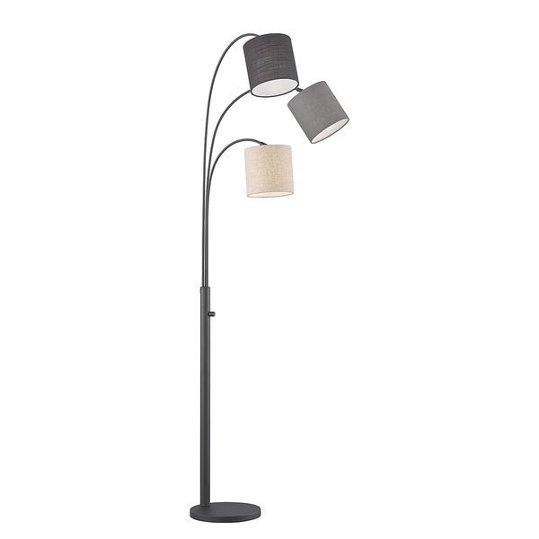 Stehleuchte Shade - Eisen - 3-flammig