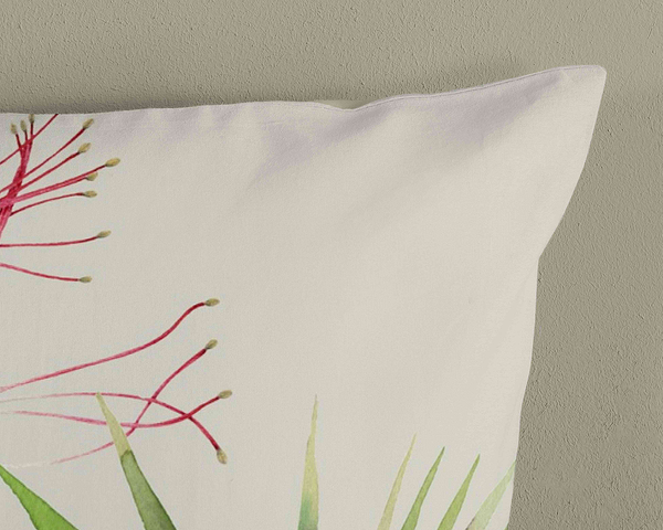 Renforce Bettwäsche Itanya - Baumwolle - Multicolor / Grün - 140 x 200/220 cm + Kissen 70 x 60 cm