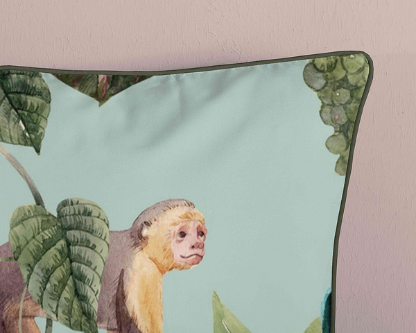 Renforce Bettwäsche Ignadi - Bio-Baumwolle/Satin - Grün - 140 x 200/220 cm + Kissen 70 x 60 cm