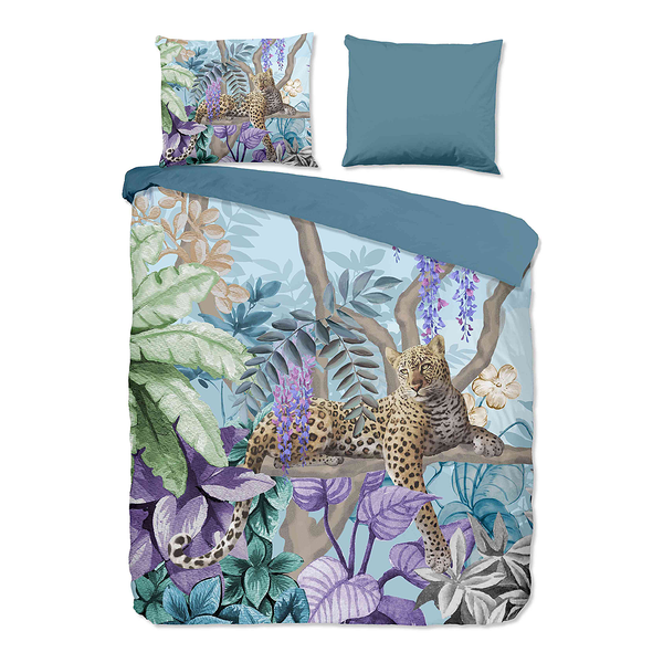 Microfaser Bettwäsche Nani - Microfaser - Multicolor / Blau - 200 x 200 cm + 2 Kissen 70 x 60 cm