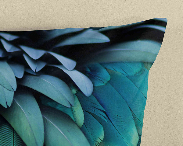 Microfaser Bettwäsche Heather - Microfaser - Petrol - 140 x 200/220 cm + Kissen 70 x 60 cm
