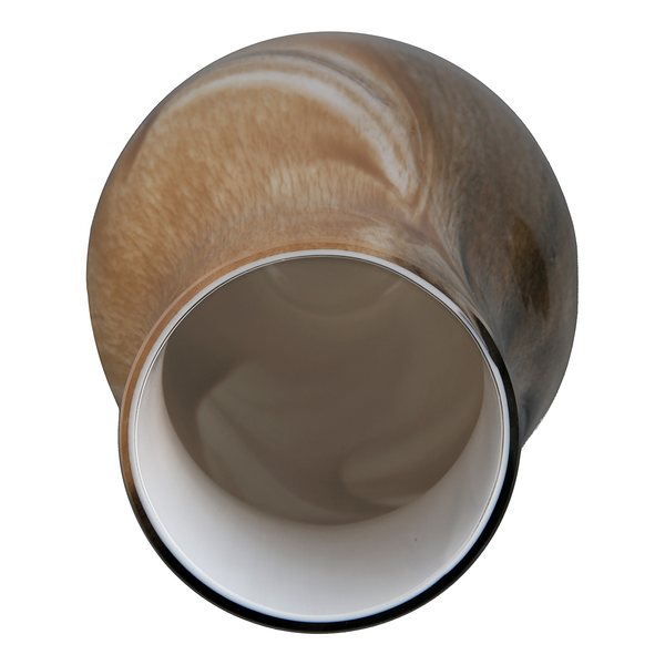 Vase Draga - Farbglas - Braun - Höhe: 40 cm