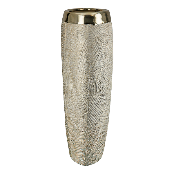 Vase Cascade - Keramik - Champagner