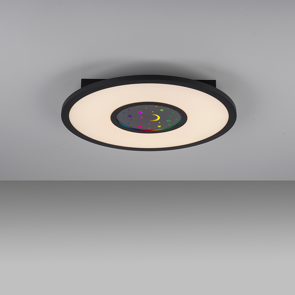 LED-Deckenleuchte Astro - Polycarbonat / Eisen - 2-flammig