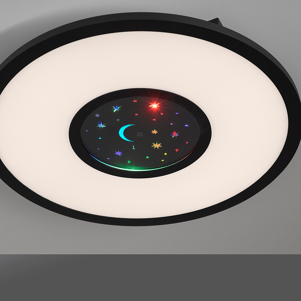 LED-Deckenleuchte Astro - Polycarbonat / Eisen - 2-flammig