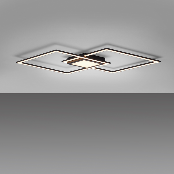 LED-Deckenleuchte Asmin Typ C - Polycarbonat / Aluminium - 1-flammig