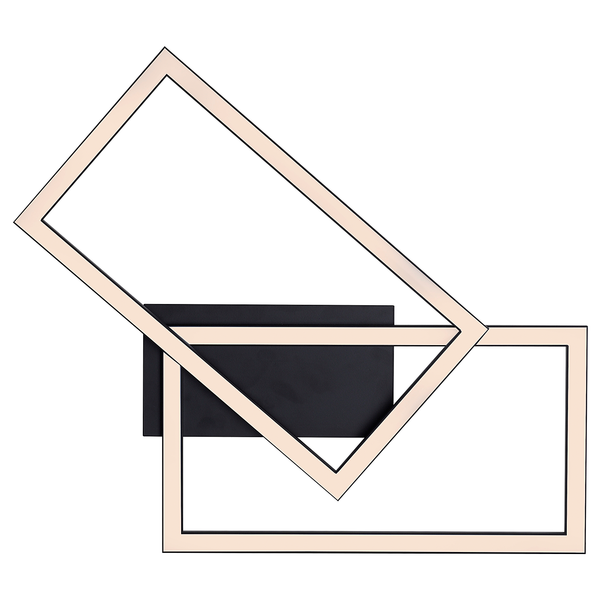 LED-Deckenleuchte Iven E - Polycarbonat / Aluminium - 1-flammig