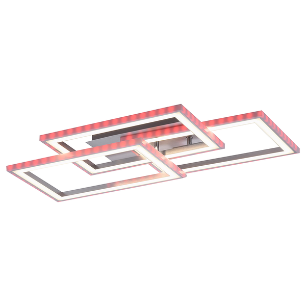 LED-Deckenleuchte Felix60 Typ C - Polycarbonat / Aluminium - 2-flammig