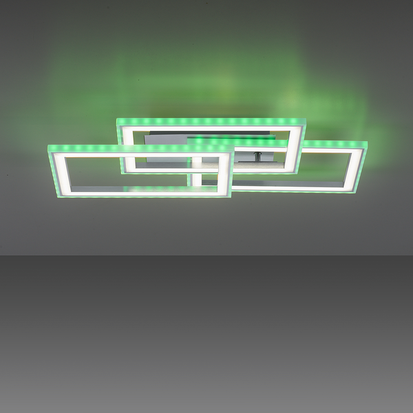 LED-Deckenleuchte Felix60 Typ C - Polycarbonat / Aluminium - 2-flammig