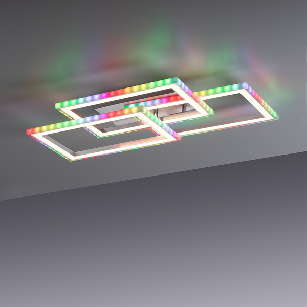 LED-Deckenleuchte Felix60 Typ C - Polycarbonat / Aluminium - 2-flammig