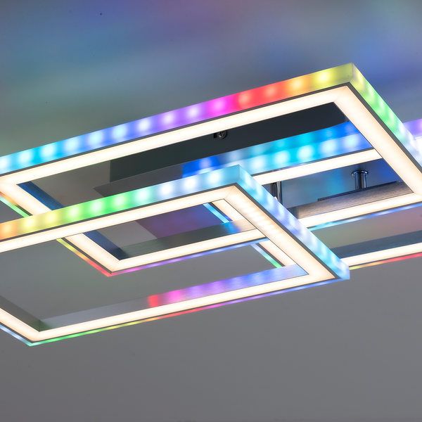 LED-Deckenleuchte Felix60 Typ C - Polycarbonat / Aluminium - 2-flammig