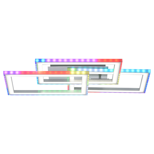 LED-Deckenleuchte Felix60 Typ C - Polycarbonat / Aluminium - 2-flammig