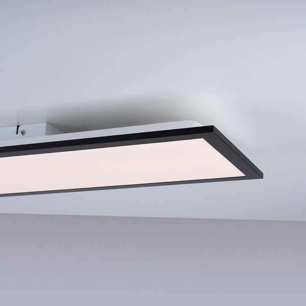 LED-Deckenleuchte Flat rechteckig - Polycarbonat / Aluminium - 1-flammig