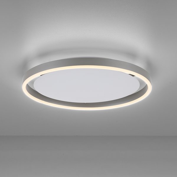 LED-Deckenleuchte Ritus Typ A - Kunststoff / Aluminium - 1-flammig - Silber