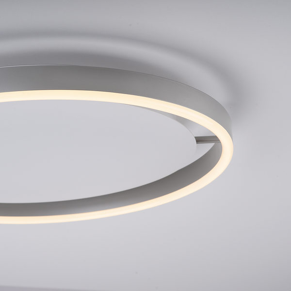 LED-Deckenleuchte Ritus Typ A - Kunststoff / Aluminium - 1-flammig - Silber