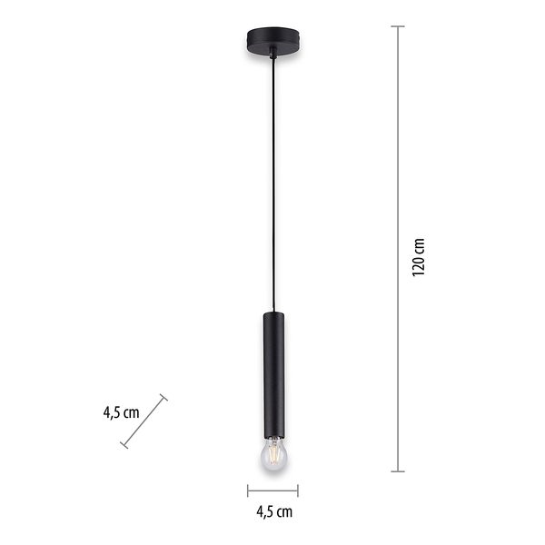 Pendelleuchte Bruna Typ A - Eisen - 1-flammig - Flammenanzahl: 1