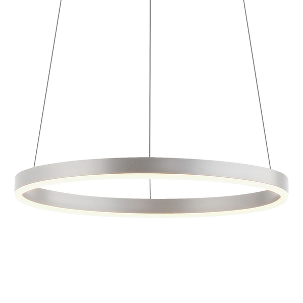 LED-Pendelleuchte Ritus Typ A - Kunststoff / Aluminium - 1-flammig - Silber