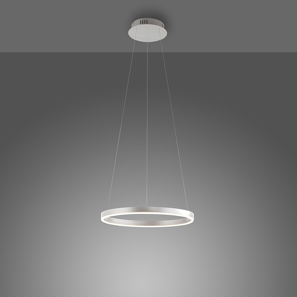 LED-Pendelleuchte Ritus Typ A - Kunststoff / Aluminium - 1-flammig - Silber