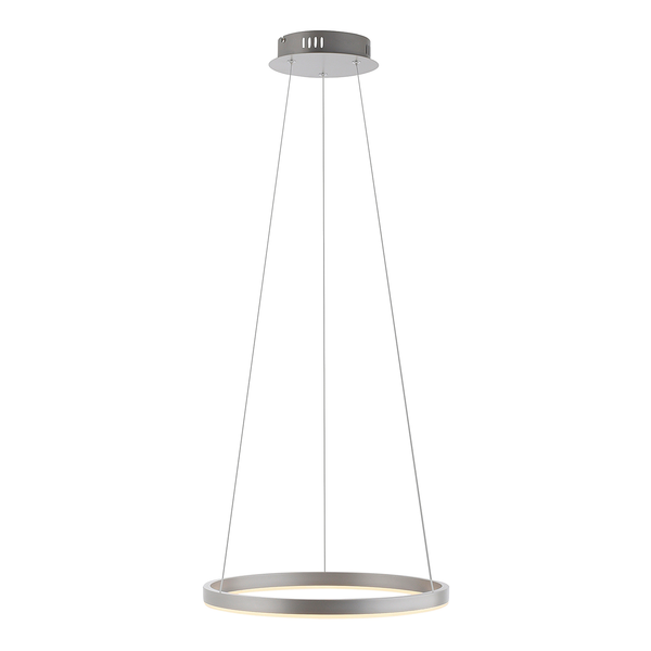 LED-Pendelleuchte Ritus Typ A - Kunststoff / Aluminium - 1-flammig - Silber
