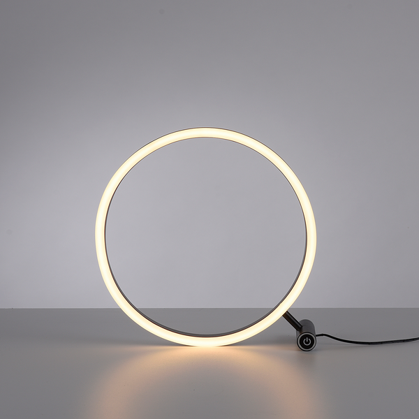 LED-Tischleuchte Ritus - Kunststoff / Aluminium - 1-flammig - Schwarz