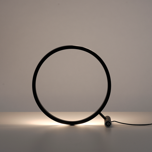 LED-Tischleuchte Ritus - Kunststoff / Aluminium - 1-flammig - Schwarz