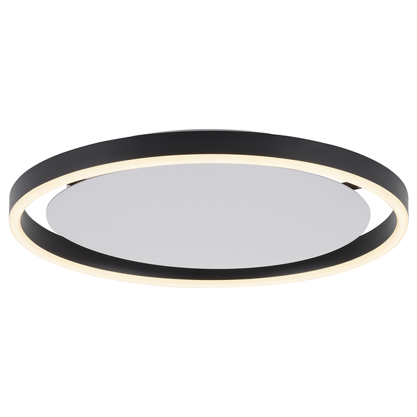 LED-Deckenleuchte Ritus Typ A - Kunststoff / Aluminium - 1-flammig - Schwarz