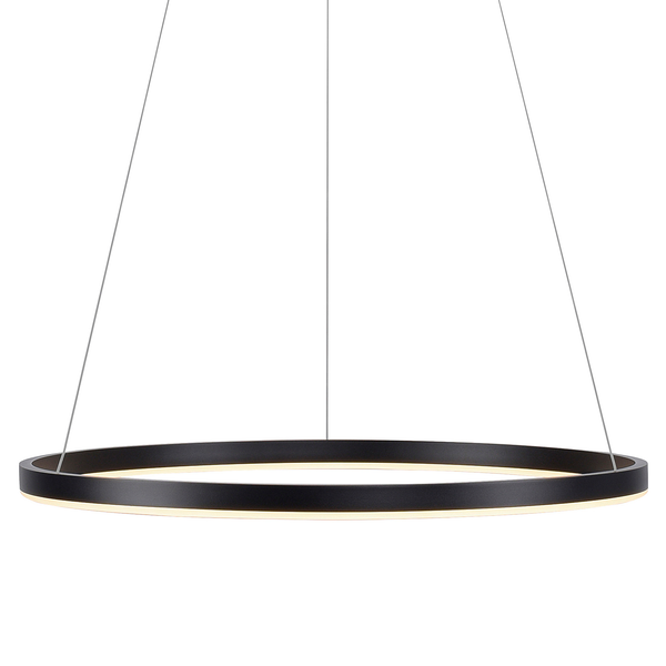 LED-Pendelleuchte Ritus Typ B - Kunststoff / Aluminium - 1-flammig - Schwarz