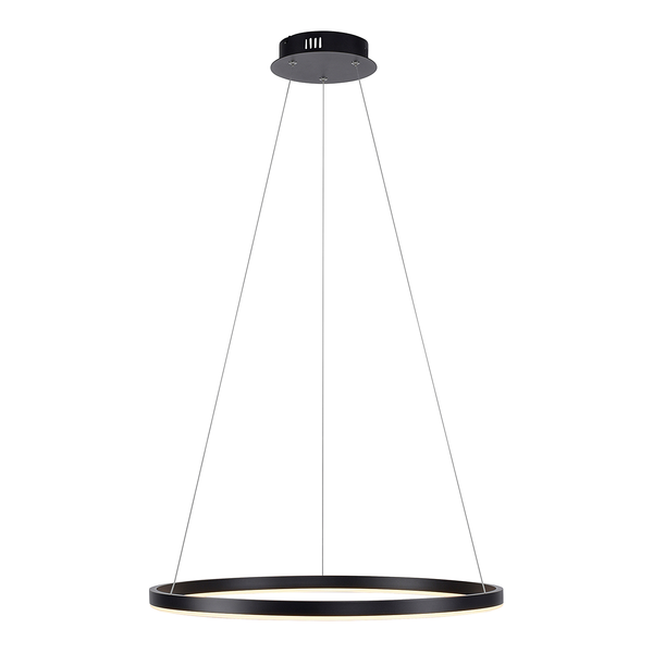 LED-Pendelleuchte Ritus Typ B - Kunststoff / Aluminium - 1-flammig - Schwarz