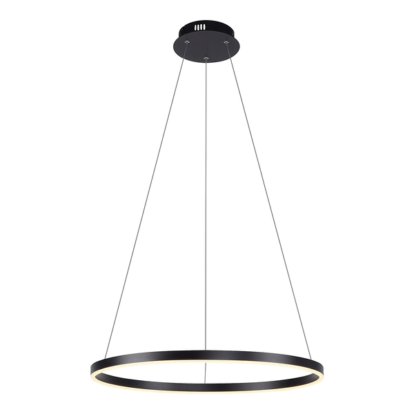 LED-Pendelleuchte Ritus Typ B - Kunststoff / Aluminium - 1-flammig - Schwarz