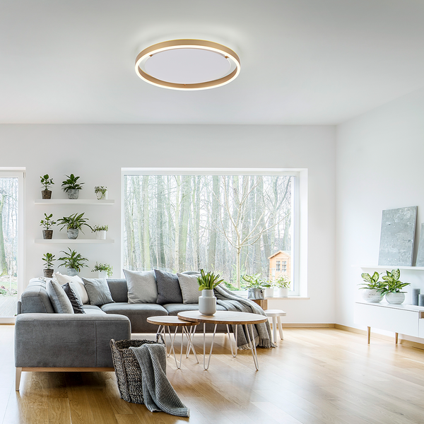 LED-Deckenleuchte Ritus Typ A - Kunststoff / Aluminium - 1-flammig - Messing
