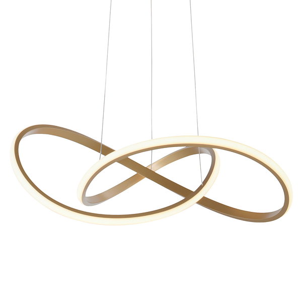 LED-Pendelleuchte Maria - Kunststoff / Aluminium - 1-flammig