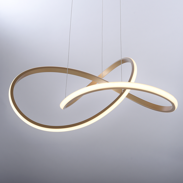LED-Pendelleuchte Maria - Kunststoff / Aluminium - 1-flammig