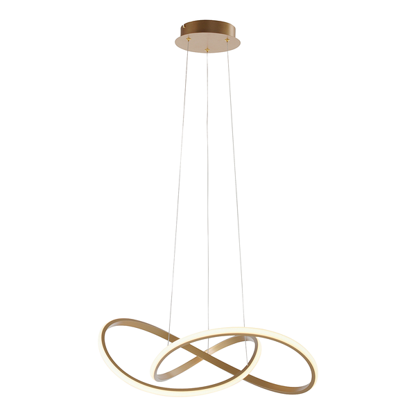 LED-Pendelleuchte Maria - Kunststoff / Aluminium - 1-flammig