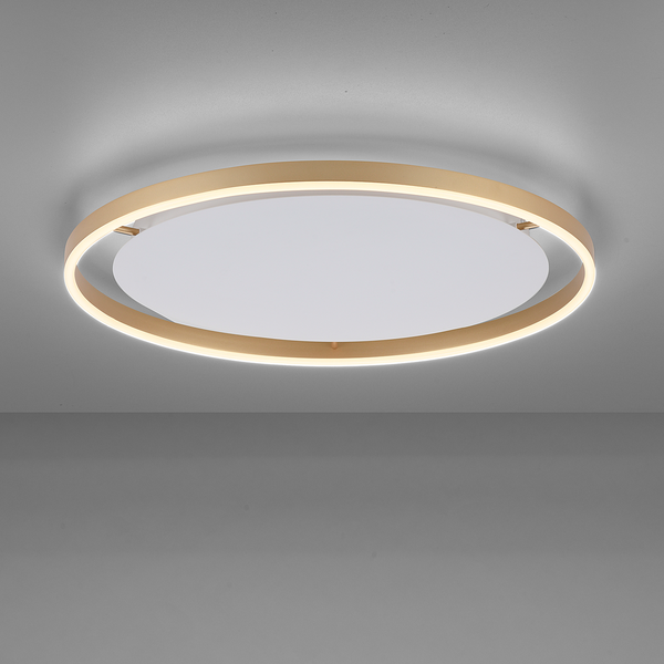 LED-Deckenleuchte Ritus Typ B - Kunststoff / Aluminium - 1-flammig - Messing