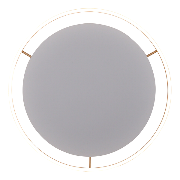LED-Deckenleuchte Ritus Typ B - Kunststoff / Aluminium - 1-flammig - Messing