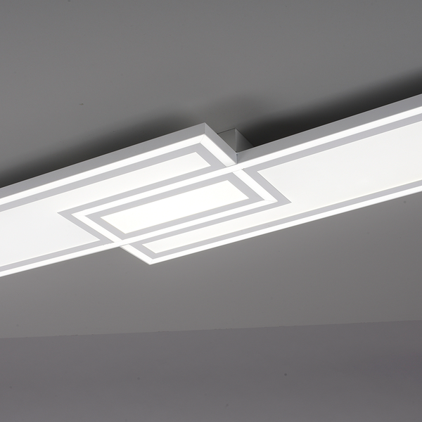 LED-Deckenleuchte Edging Typ A - Polycarbonat / Eisen - 1-flammig
