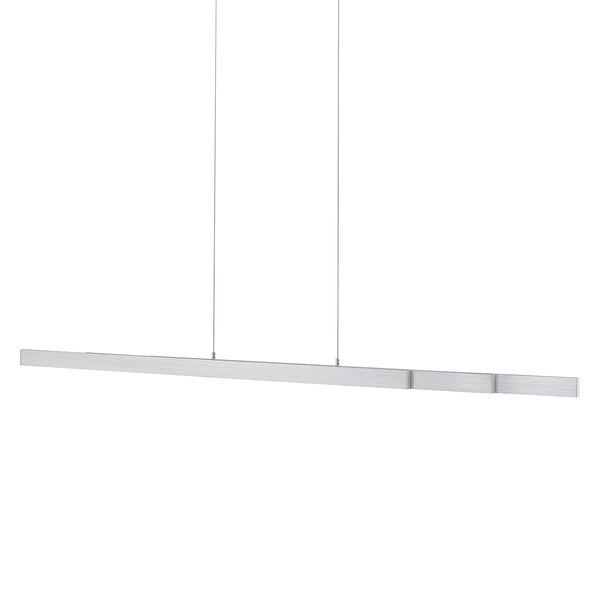 LED-Pendelleuchte Luzi - Kunststoff / Aluminium - 3-flammig - Weiß